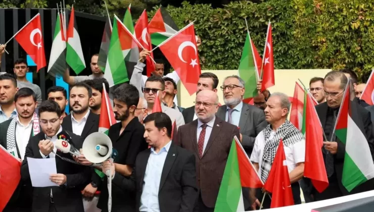 Kayseri’de Filistin’e Destek Yürüyüşü