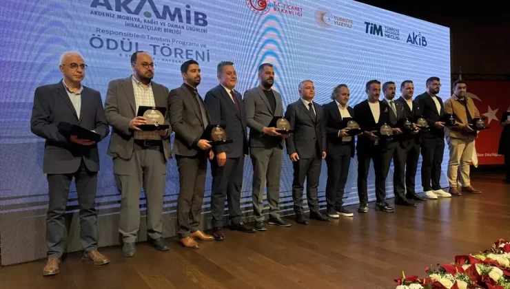 Kayseri’de İhracat Şampiyonlarına Ödül