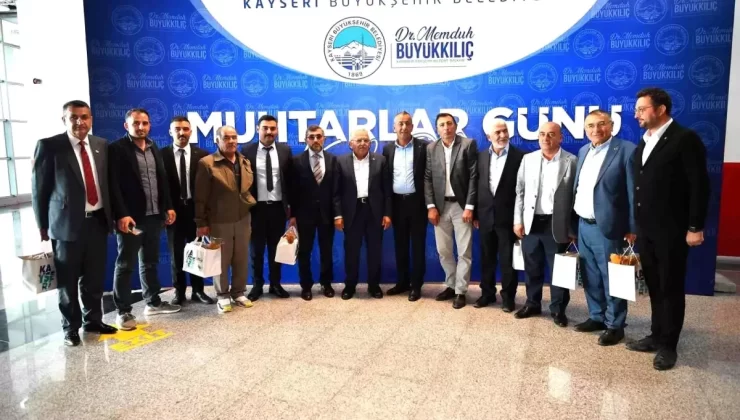 Kayseri’de Muhtarlar Günü Kutlandı