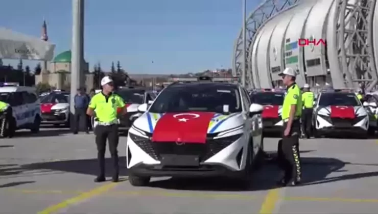 Kayseri’ye 244 Yeni Polis Aracı Teslim Edildi