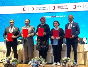 Kırgızistan’da Kızılaylar Ortak Ağ Kurdu