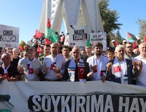 Kırıkkale ve Niğde’de İsrail’in Filistin’e yönelik saldırıları protesto edildi