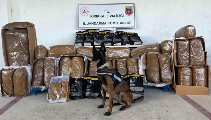 Kırıkkale’de 710 kg Kaçak Tütün Ele Geçirildi