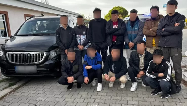 Kırklareli’nde 12 Kaçak Göçmen Yakalandı