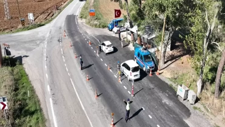 Kırklareli’nde Dronlu Trafik Denetimi