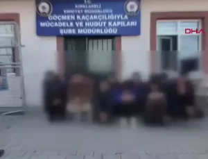 Kırklareli’nde Kaçak Göçmen Operasyonu