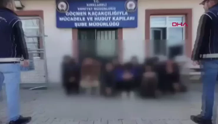 Kırklareli’nde Kaçak Göçmen Operasyonu