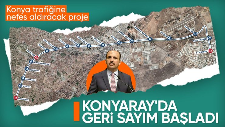 Konya Büyükşehir Belediye Başkanı Uğur İbrahim Altay: Banliyö hattındaki çalışmalar yoğun şekilde sürüyor