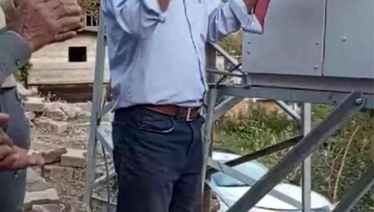 Köyde 40 Yıl Sonra Yeni Trafo Açılışı