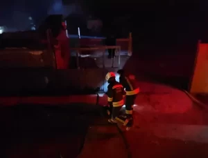 Kulu’da Ağılda Yangın Çıktı