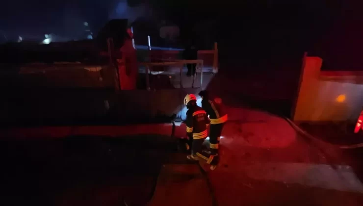 Kulu’da Ağılda Yangın Çıktı