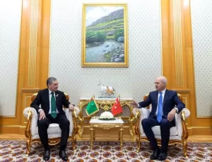 Kurtulmuş Türkmenistan’da Görüşme Gerçekleştirdi