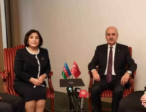 Kurtulmuş ve Gafarova Görüştü