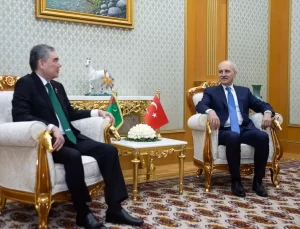 Kurtulmuş’tan Berdimuhammedov’a Ziyaret