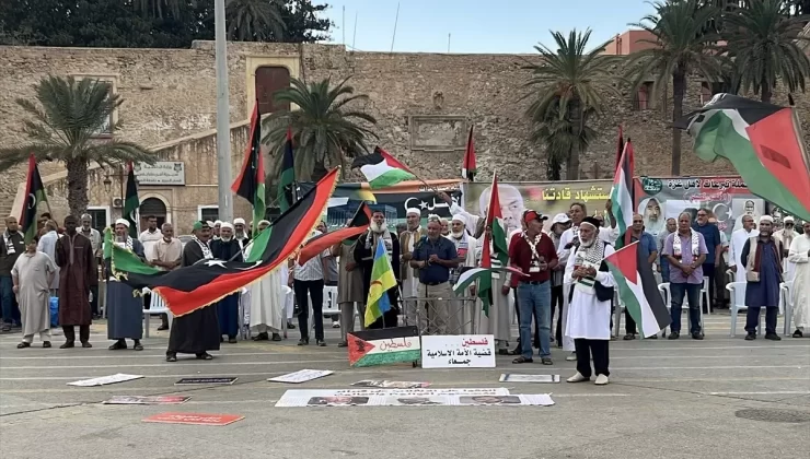 Libya’da Yahya Sinvar için Şehitler Meydanı’nda gıyabi cenaze namazı kılındı