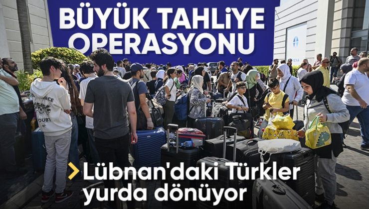 Lübnan’dan tahliye: Türk vatandaşları limanda toplandı