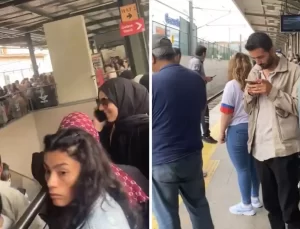 Marmaray’da arıza! Haftanın ilk iş gününde seferler durdu