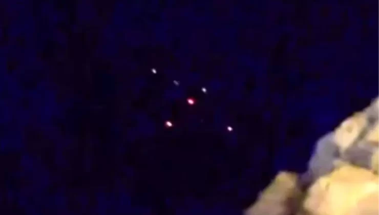 Mersin’de Füze Işıkları Görüldü