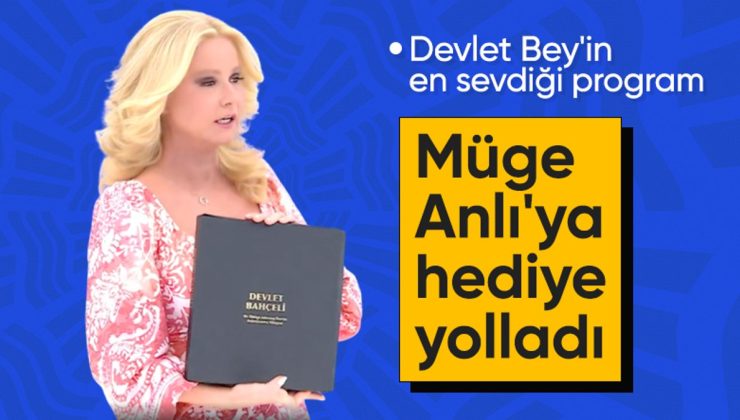 MHP lideri Devlet Bahçeli’den Müge Anlı’ya kitap hediyesi