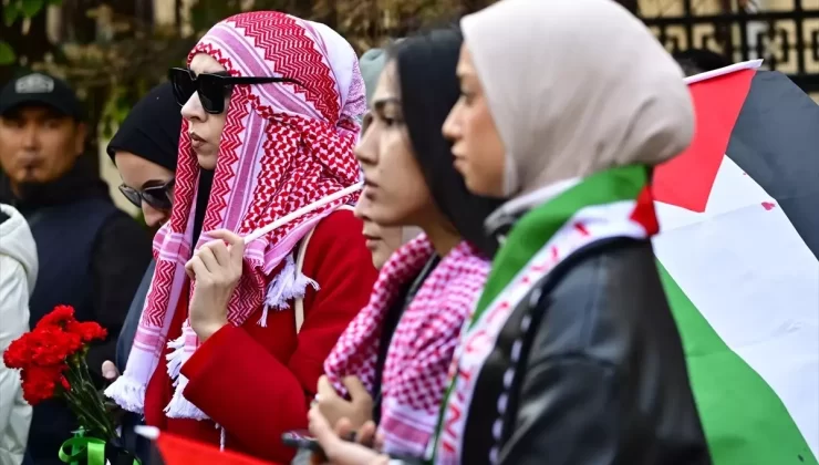 Moskova’da Filistin’e Destek Etkinliği