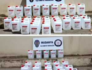 Mudanya’da Kaçak Alkol Operasyonu