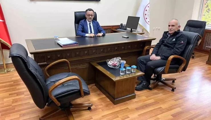 Mustafa Kurt’tan Dr. Özkan Pulat’a Ziyaret