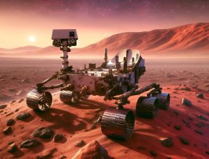 NASA görsel paylaştı: Mars keşif aracının tekerleğinde büyük bir delik oluştu