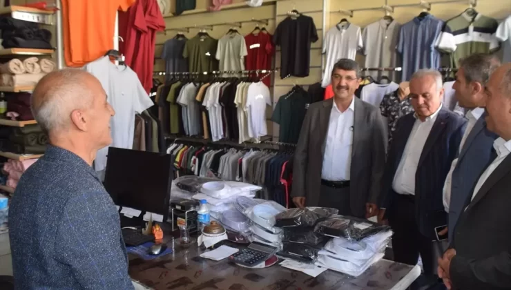 Nasıroğlu Sason’da Esnafla Buluştu