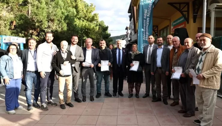 Nilüfer Belediyesi İmar Sorununu Çözdü, 422 Hak Sahibi Tapularını Aldı