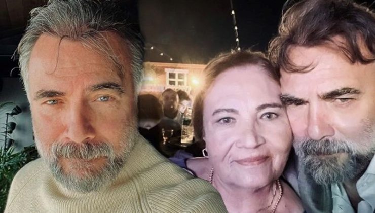 Oktay Kaynarca’dan anne-oğul pozu