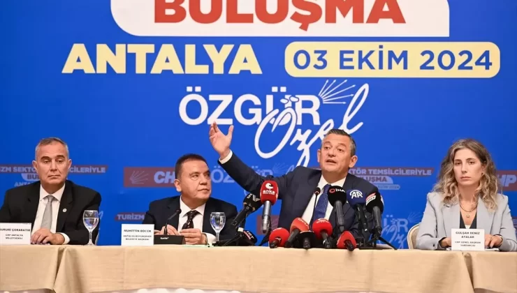 Özgür Özel: İsrailli Turistler Türkiye’ye Güneşle Gelmeli