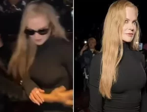 Paris’teki Balenciaga defilesinde Nicole Kidman ve Salma Hayek arasında gergin anlar yaşandı