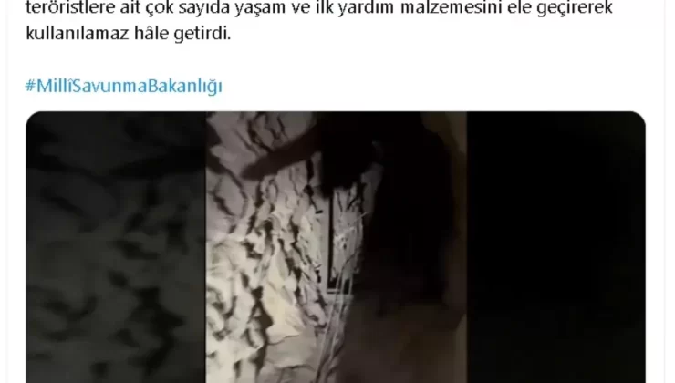 Pençe-Kilit Operasyonu’nda Terör Malzemeleri Ele Geçirildi