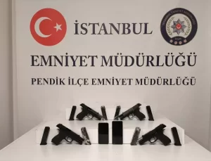 Pendik’te Ruhsatsız Silahlarla Şüpheli Tutuklandı