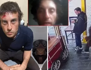 Polisi ensesinden bıçaklayan alçağın daha önce çektiği video ortaya çıktı