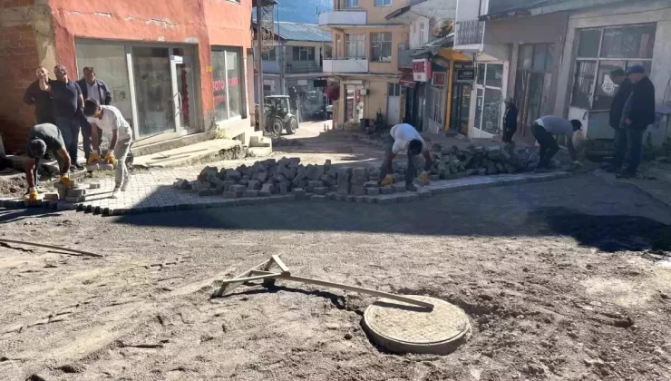 Posof’ta Altyapı Çalışmaları Devam Ediyor