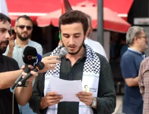 Sakarya tek yürek oldu, İsrail’in zulmüne karşı yürüdü