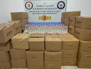 Samsun’da 1200 Litre Kaçak Etil Alkol Ele Geçirildi