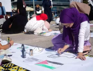 Samsun’da Filistin İçin Farkındalık Etkinliği