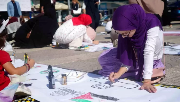 Samsun’da Filistin İçin Farkındalık Etkinliği