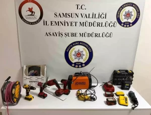 Samsun’da hırsız yakalandı