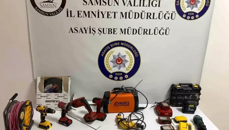 Samsun’da hırsız yakalandı