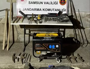 Samsun’da Kaçak Kazı Operasyonu