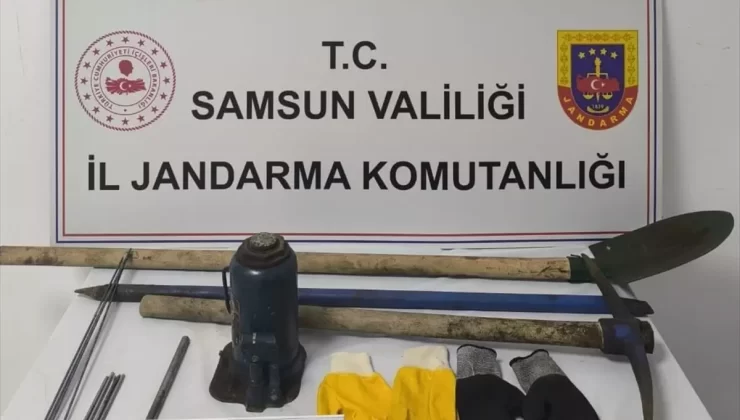 Samsun’da Kaçak Kazı Operasyonu
