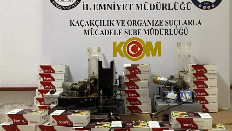 Samsun’da Kaçakçılık Operasyonu