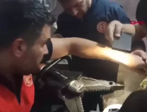 Şanlıurfa’da 13 Yaşındaki Çocuk Fırında Hamur Makinesine Eli Kaptırdı