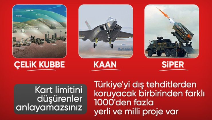 Savunma sanayiinde devam eden dev projeler