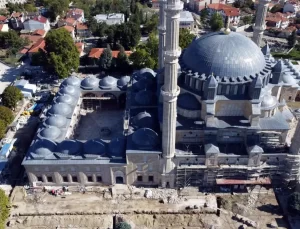 Selimiye Camisi’nde Restorasyon İlerlemesi