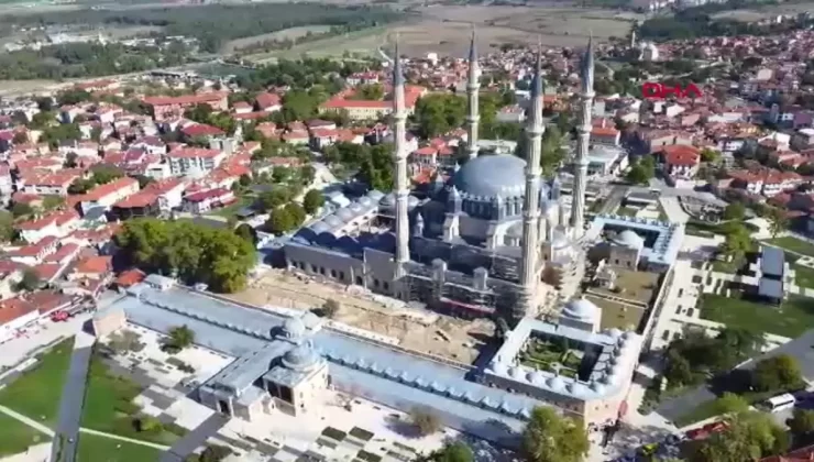 Selimiye Camisi’nde Restorasyon İlerliyor