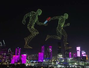 Shenzen’de 10.197 drone’dan oluşan hava gösterisiyle dünya rekoru kırıldı